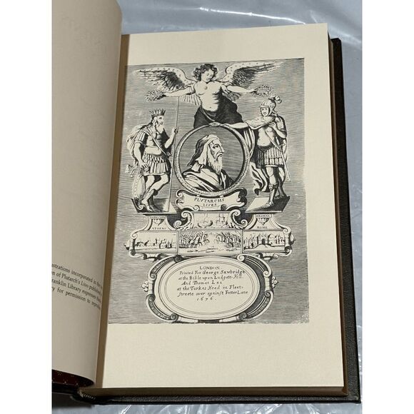 Vintage Plutarch Selected Lives Hardback Book, 1982 Edition, Franklin Library - Picture 8 of 8